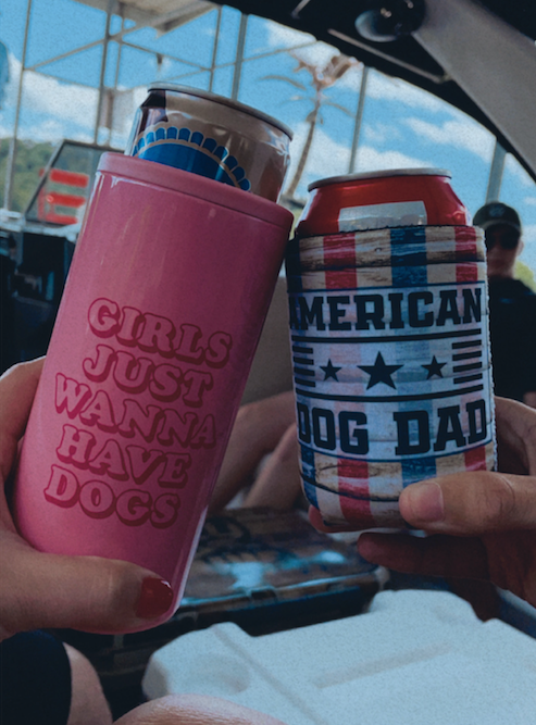 American Dog Dad Can Cooler