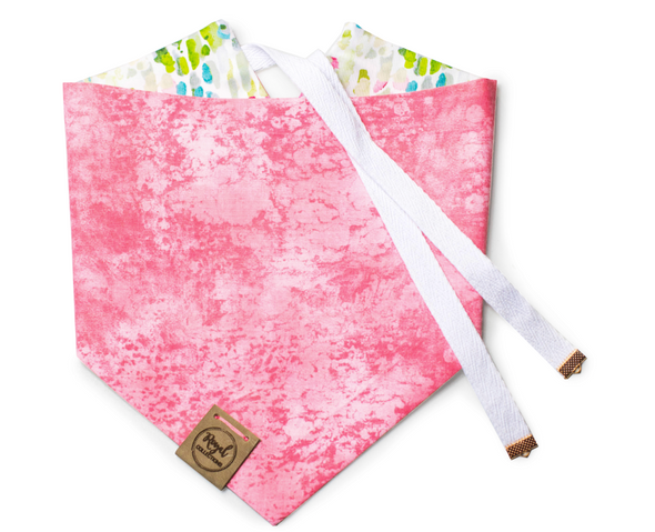 Lilly Pad Summer Dog Bandana made by Royal Collections and Co.