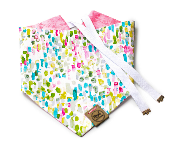 Lilly Pad Summer Dog Bandana made by Royal Collections and Co.
