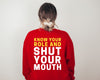 "Shut Your Mouth" Kelce Crewneck