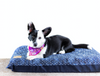 Blue Dots Dog Bed Cover