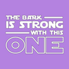 The Bark is Strong Text add on for Bark Wars Star Wars Blue Dog Bandana made by Royal Collections and Co.