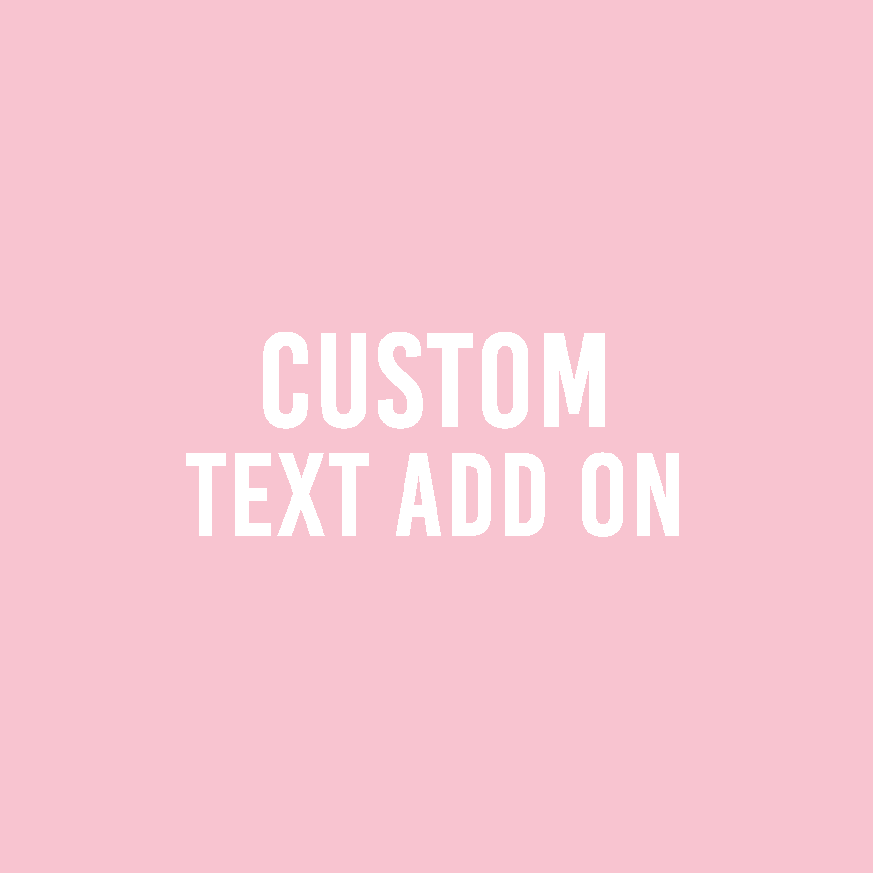 Custom Text Add On – Royal Collections And Co.